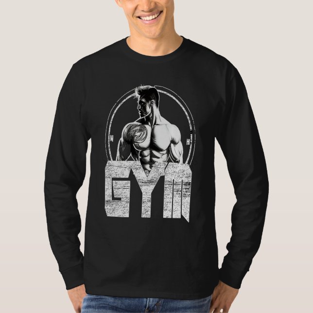Camiseta Bodybuilding Gorilla Gym Fitness Beast (Frente)