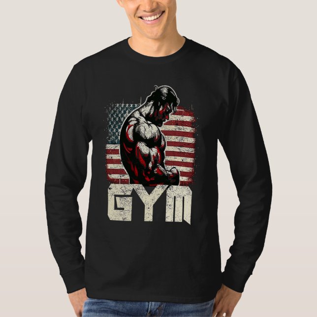 Camiseta Bodybuilding Gorilla Gym Fitness Beast 1 (Frente)