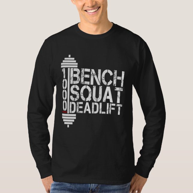 Camiseta Bodybuilding Weightlifting Bench Squat Deadlift 10 (Frente)