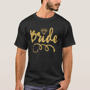 Camiseta Boe Bride Trendy Retro Bride Tribe Casamento