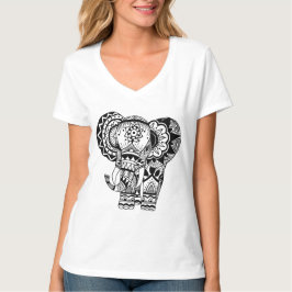 Camiseta boémia do elefante