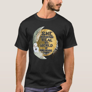 Camiseta Boêmia Ela Era Tudo Real Num Gráfico Mundial