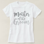Camiseta Boêmia - Mãe Cursiva do Topo do Casamento do Groom<br><div class="desc">Por redefinidosDesigns</div>