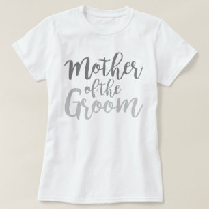 Camiseta Boêmia - Mãe Cursiva do Topo do Casamento do Groom