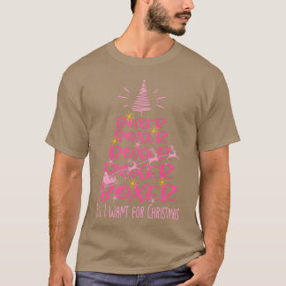 Camiseta Boer Christmas Dog, raça Christmasree, amigo