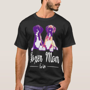 Camiseta Boer Dog Mãe Tee Boer Mãe Dois Cães