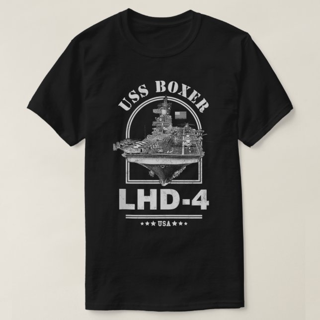 Camiseta Boer USS LHD4 (Frente do Design)