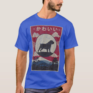 Camiseta Boerboel Design Kawaii Cachorro Pai mãe