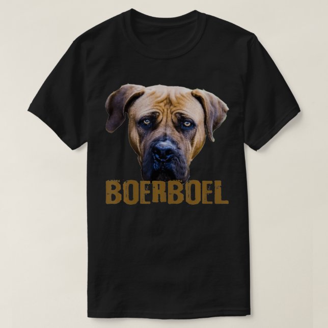 Camiseta Boerboel South African Mastiff Retro (Frente do Design)