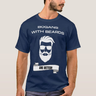 Camiseta Bogans com barba são mais engraçados projetados pa
