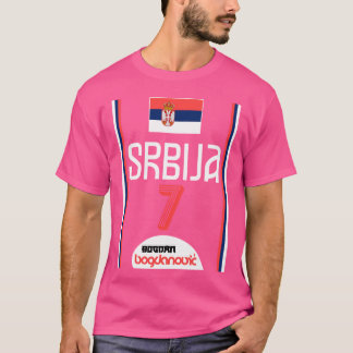 Camiseta Bogdan Bogdanovic Retro Sérvia Ventilador Euro de 