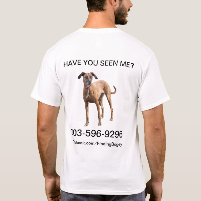 Camiseta Bogey da Equipe Masculina (Verso)