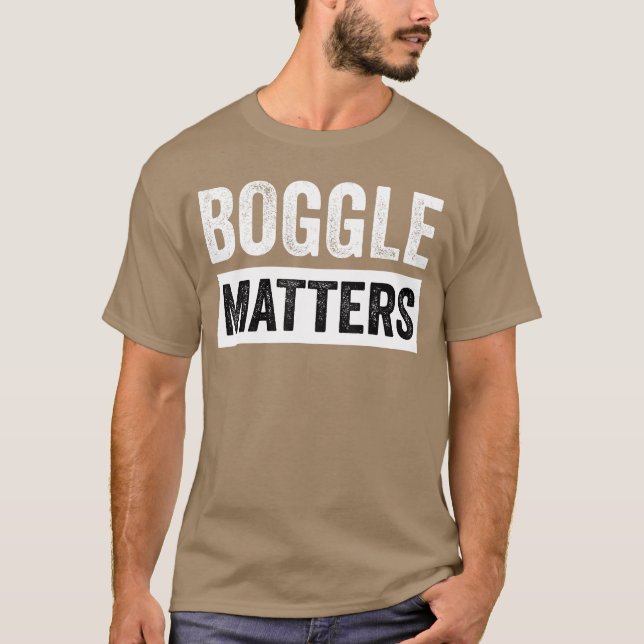Camiseta Boggle Matters Board Game Player Andabletop Game g (Frente)