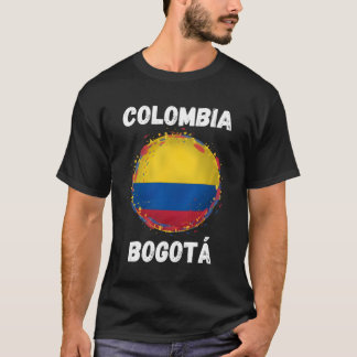Camiseta Bogota Colombia Retro Vintage - Souve de Bandeira