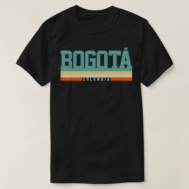Camiseta Bogota Columbia (Frente do Design)
