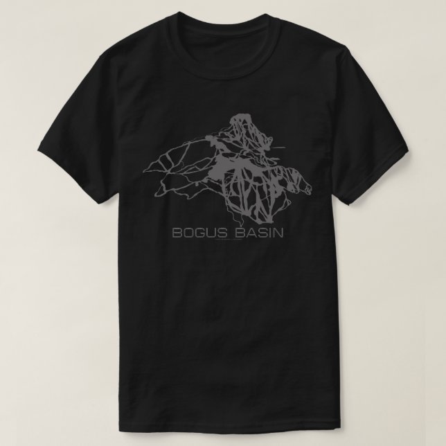 Camiseta Bogus Basin Resort 3D TSirt (Frente do Design)