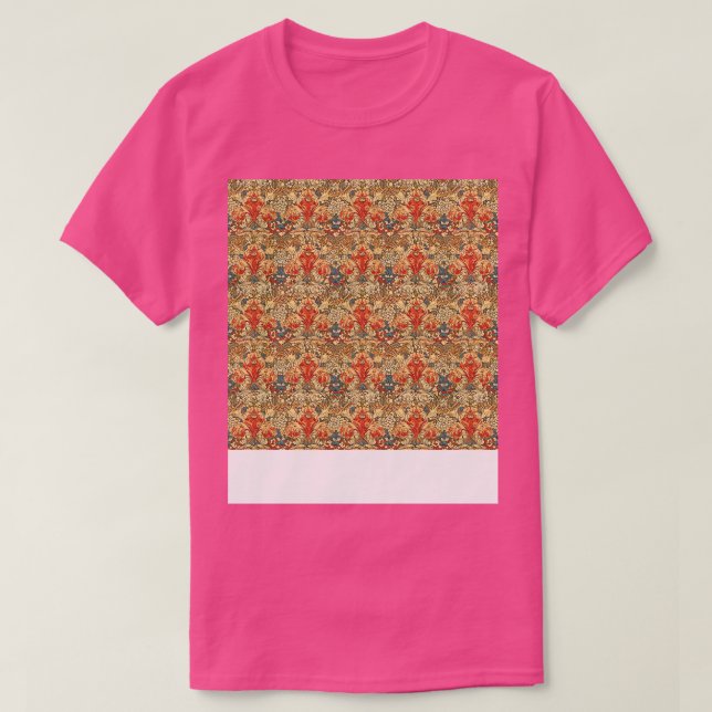 Camiseta Bohemian Seamless Pattern Boho Hippie Gypsy Flower (Frente do Design)