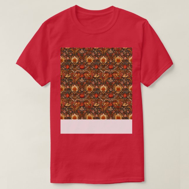Camiseta Bohemian Seamless Pattern Boho Hippie Gypsy Flower (Frente do Design)