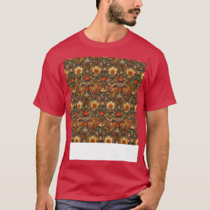 Camiseta Bohemian Seamless Pattern Boho Hippie Gypsy Flower
