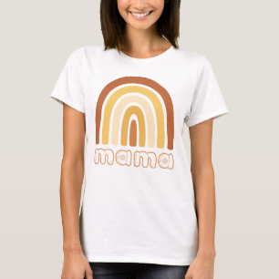 Camiseta Boho Arco-Íris Mama