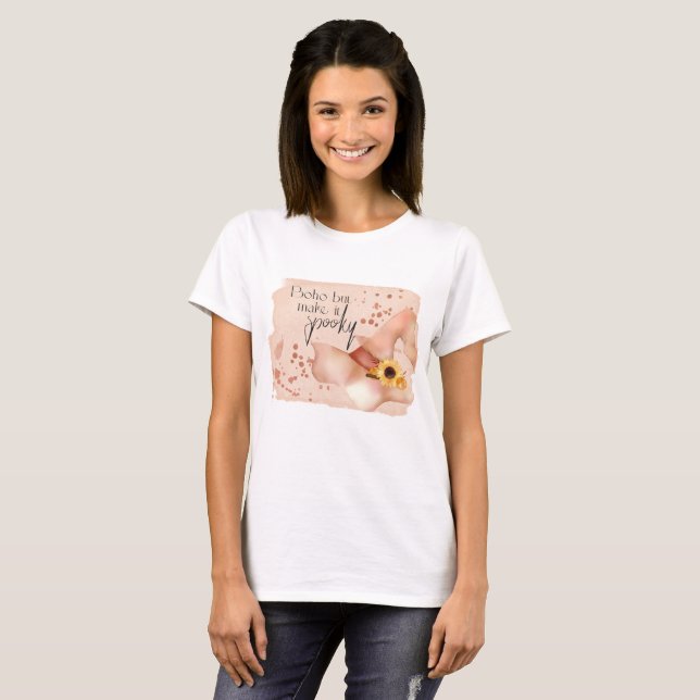 Camiseta Boho Autumn Quote (Frente Completa)