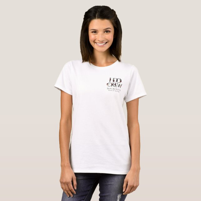 Camiseta Boho Bling | Bachelorette Bridal Party I Do Creme (Frente Completa)