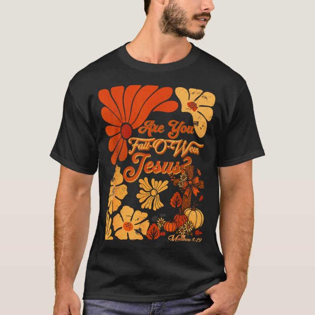 Camiseta Boho Christian Fall Thanksgiving Are You Fall-o-we (Frente)