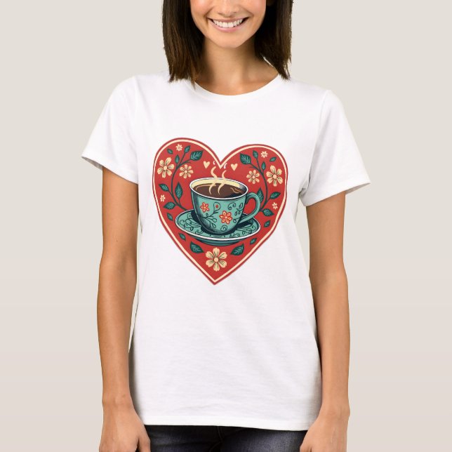 Camiseta Boho Coffee Lover (Frente)