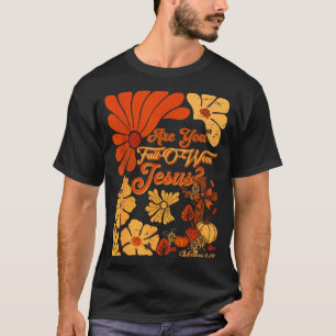Camiseta Boho Cristão Outono Ação de Graças Você é Outono-o