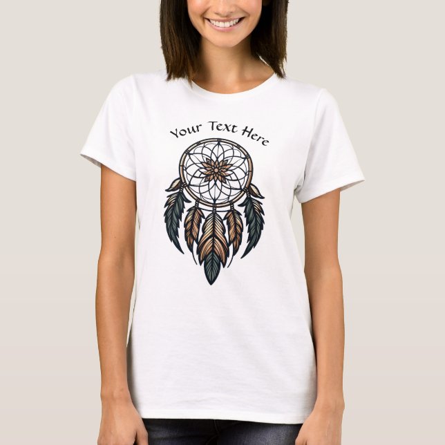 Camiseta Boho dreamcatcher (Frente)