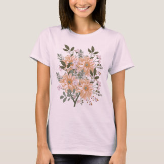 Camiseta Boho Floral Daisy Tee - Camisa-T inspirada na natu