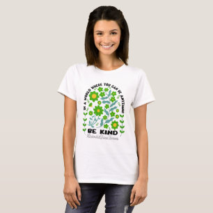 Camiseta Boho Floral Mitocondrial Seja Gentil