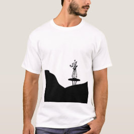 Camiseta Boho Flower pot on table