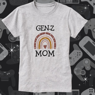 Camiseta BOHO "GEN-Z" Mãe Arco-Íris