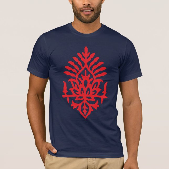 Camiseta Boho India Block Impressão (Frente)