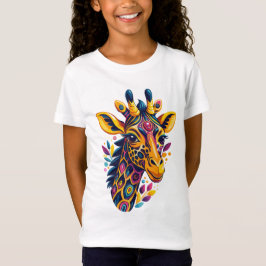 Camiseta Boho Jungle Giraffe