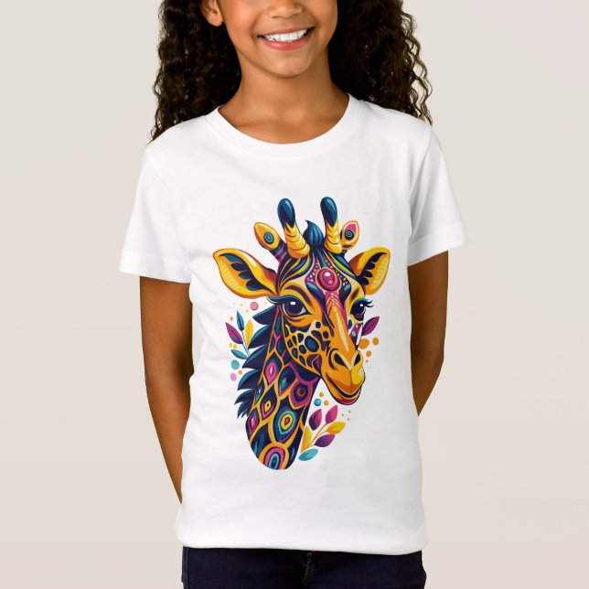 Camiseta Boho Jungle Giraffe (Frente)