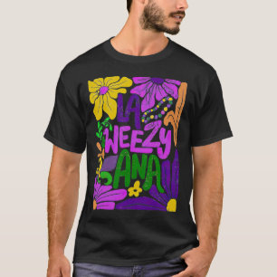 Camiseta Boho La Weezy Ana Mardi Gras Coquette Arco Louisia