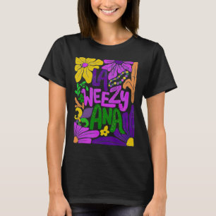 Camiseta Boho La Weezy Ana Mardi Gras Coquette Arco Louisia