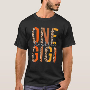 Camiseta Boho Leopard Um Gigi Agradável Cai Vibes Thanksgi