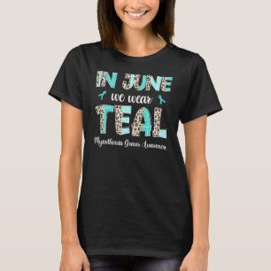 Camiseta Boho Leopardo June Vestimos Miastenia Teal Gravis 