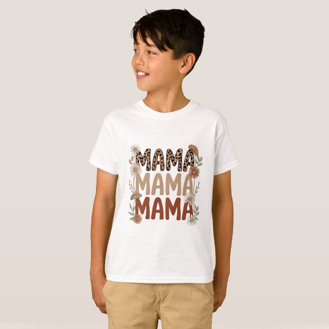 Camiseta Boho Mama (Frente Completa)