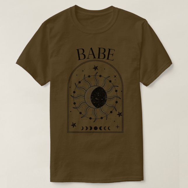 Camiseta Boho Mystic Tarot Celestial Bachelorette Brid (Frente do Design)