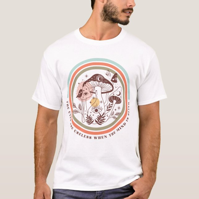 Camiseta Boho Mystical Mushroom (Frente)