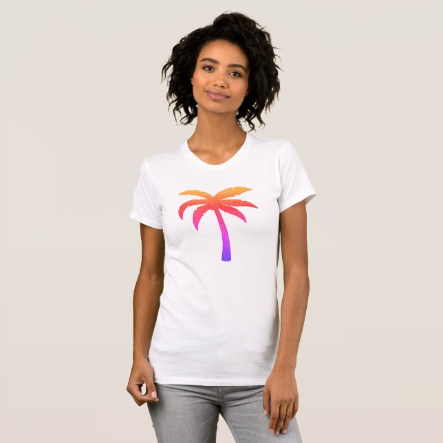 Camiseta Boho Palm Tree (Frente Completa)