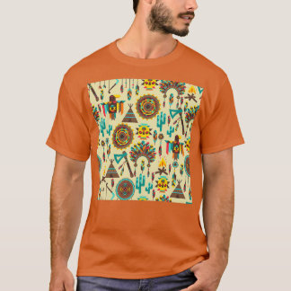 Camiseta Boho Pow (Estilo Americano Nativo)