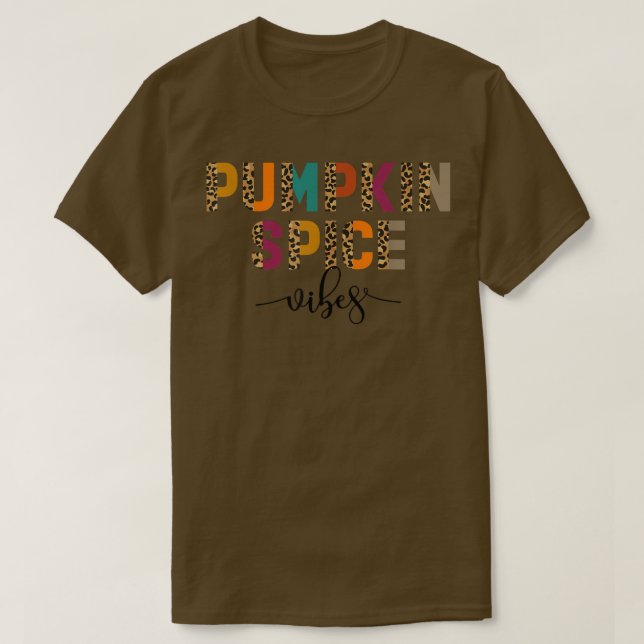 Camiseta Boho Pumpkin Spice Vibes Happy Fall Fall Thall (Frente do Design)