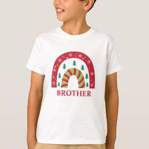 Camiseta Boho Rainbow da Família Unificada Personalizada