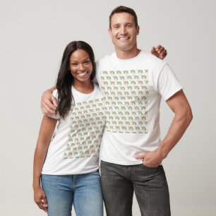 Camiseta Boho Rainbow Pattern