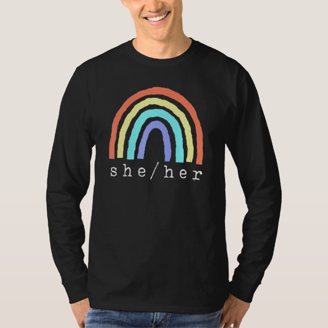 Camiseta Boho Rainbow Pronuncia Seu Orgulho Lbgtqia (Frente)